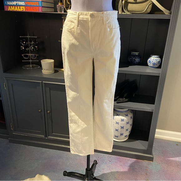 NWT Frame Denim Le Super High Straight White Jeans – Size 30 - Picture 5 of 13